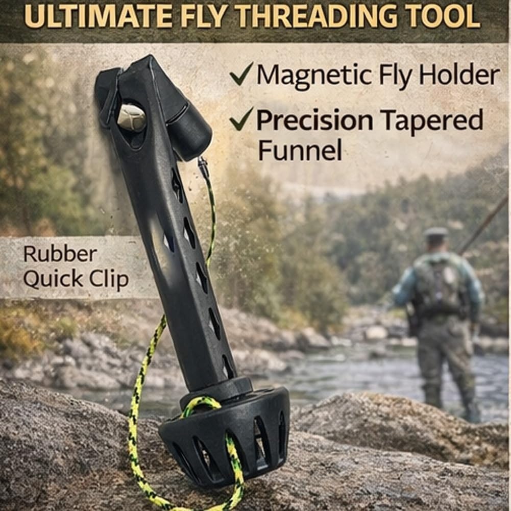 Portable Magnetic Fly Threader - огляд і ціна Fishing Line Dispenser