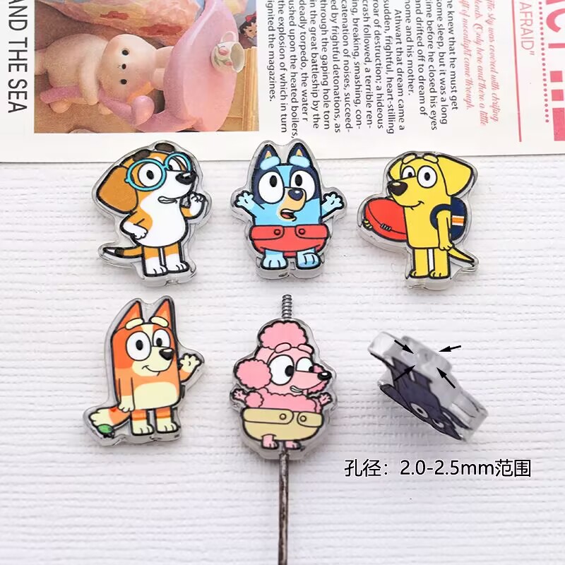10PCS cartoon dog acrylic DIY  - огляд і ціна Penn Reel Fierce